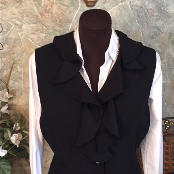 COPY - RalphLauren 🌹stunning executive ruffle equestrian chic vest - Picture 8 of 10